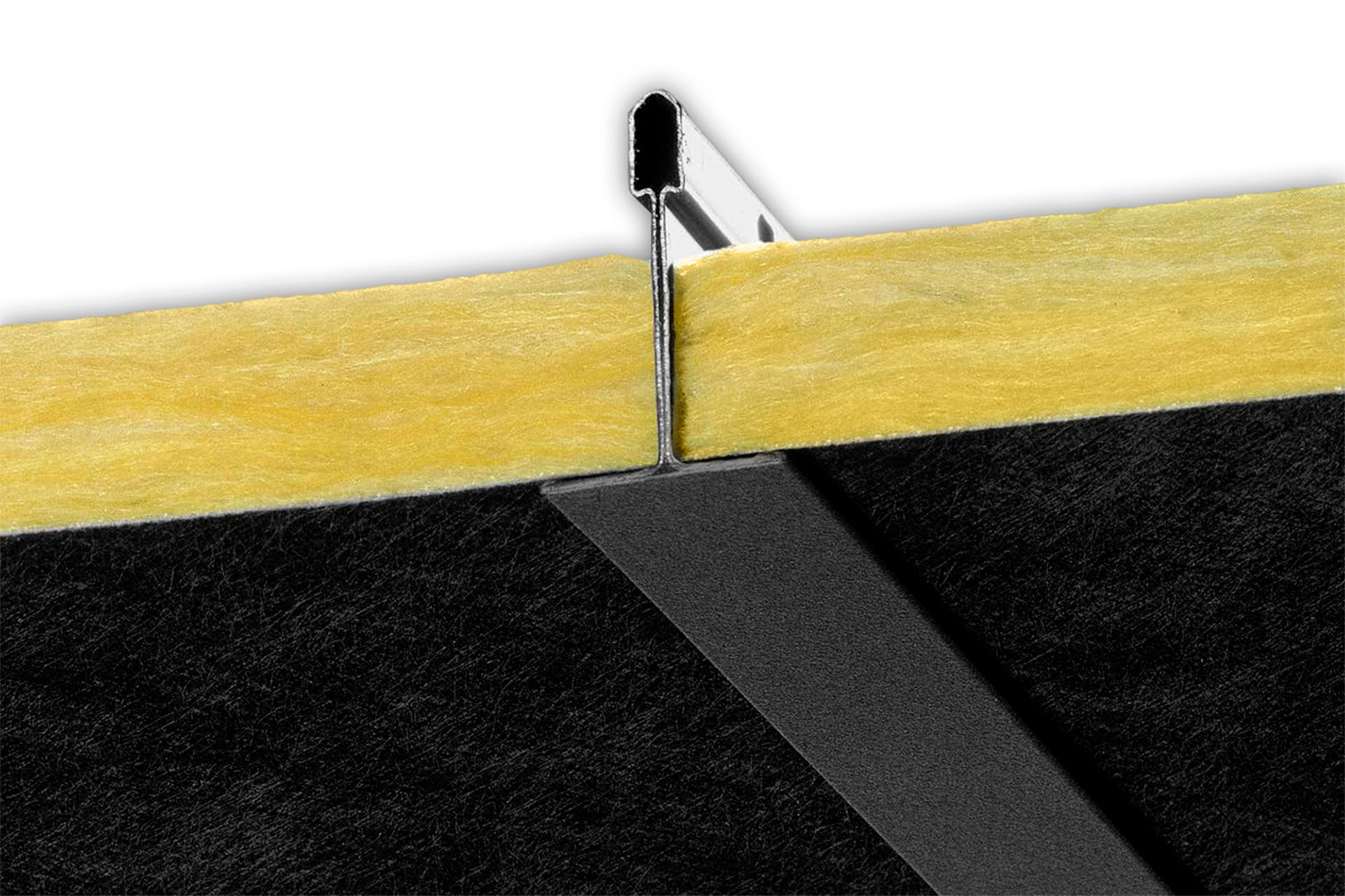 Black Acoustic Ceiling Panels Ecophon Advantage A 60x60cm 6 pcs