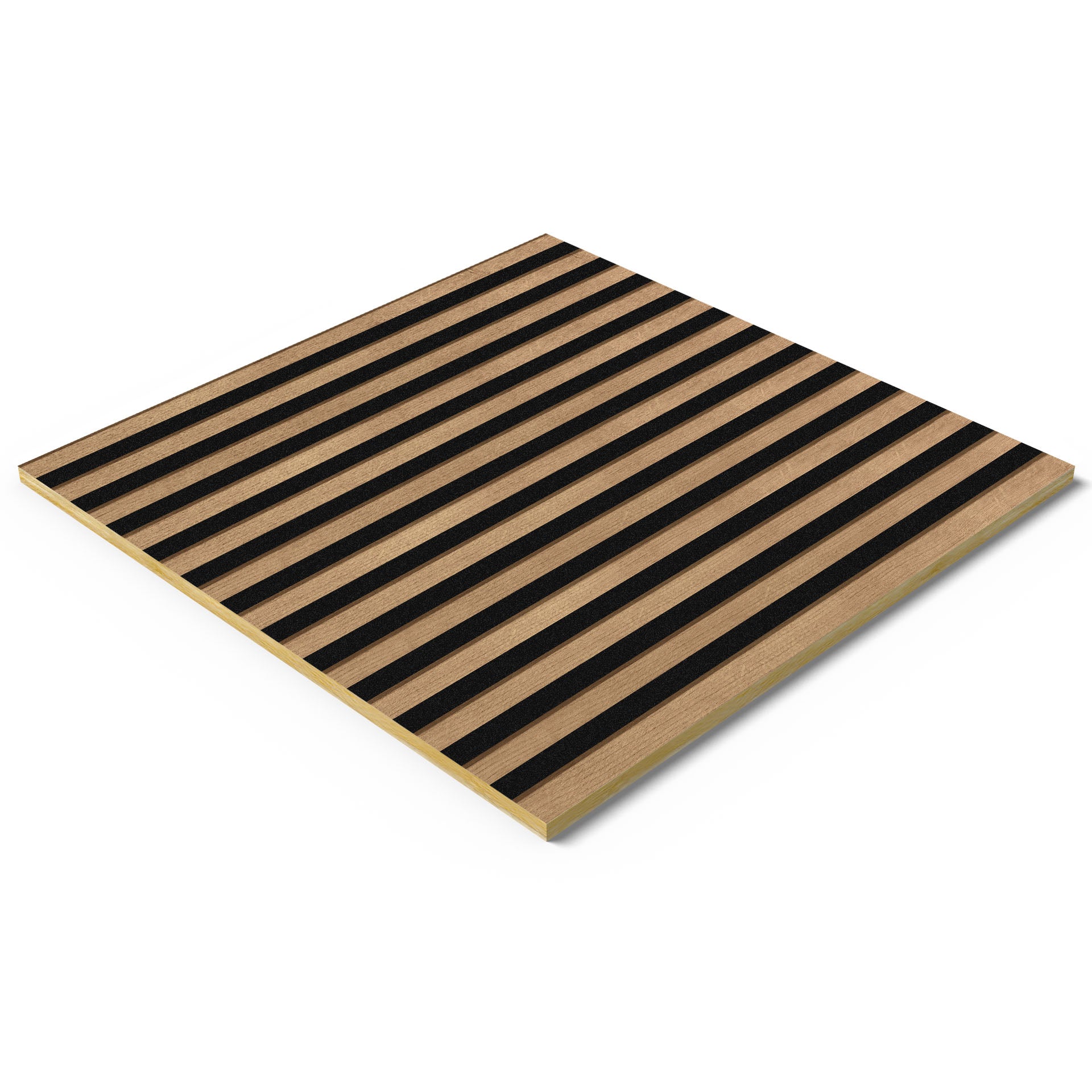 Acoustic Ceiling Panels 60x60cm - Oak Slats Set of 6